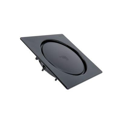 Ralo Click Quadrado Preto 15x15 Stamplas