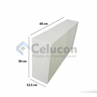 Bloco Celular 30x60x12,5cm   Celucon