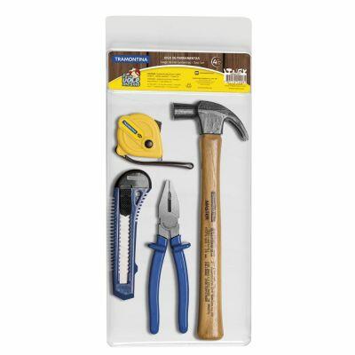 Kit Ferramentas 4 com Peças Colorido Tramontina