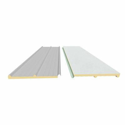Telha Termica 1,00X5,65mx20mm Aço Filme Cinza Lunar Kingspan