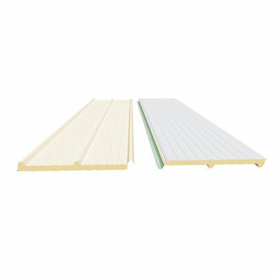 Telha Termica 1,00X4,55mx20mm Aço Marfim e Branco Neve Kingspan