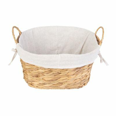 Cesto 35cm Com Forro Natural Diagonal