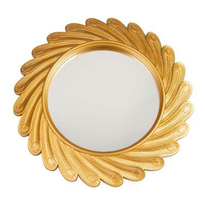Espelho 51cm Gold Redondo Diagonal