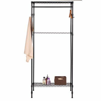 Estante Aço 75x35x180cm Preto Casa&ideia