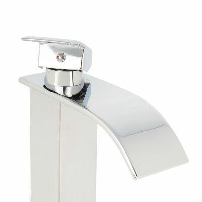 Misturador Monocomando Cascata Bica Baixa Cromado 1/4 Volta Premium