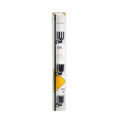 Kit Trilho 3 Lâmpada  5w Bivolt Preto 3000k Vitralux