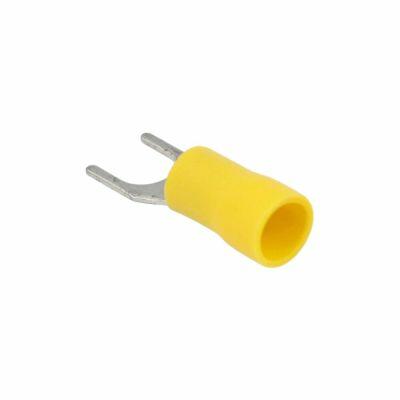 Terminal Forquilha 8,4mm 10 Peças Amarelo A Santos Terminal Forquilha 8,4mm 10 Peças Amarelo A Santos