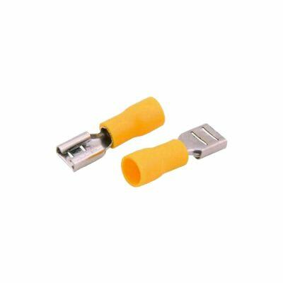 Terminal Receptor Fêmea 6,5mm 10 Peças Amarelo A Santos Terminal Receptor Fêmea 6,5mm 10 Peças Amarelo A Santos