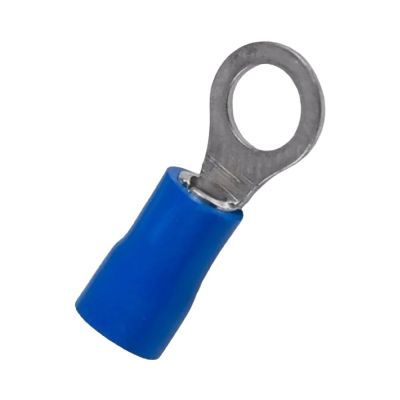 Terminal Anel 5,3mm 10pc Azul A Santos