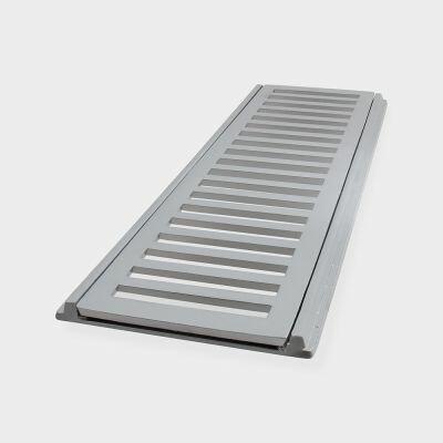 Conjunto Grelha e Porta Grelha Veicular Polido 10x100cm LGMAIS