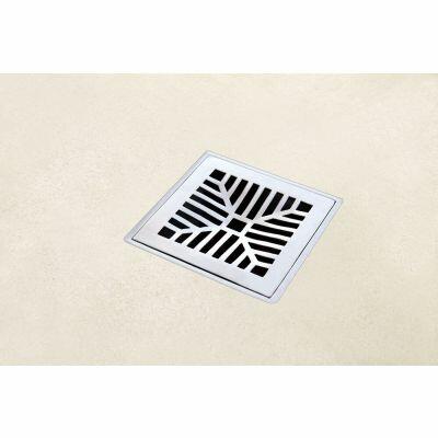 Conjunto Grelha e Porta Grelha 20x20cm Polido LGMAIS