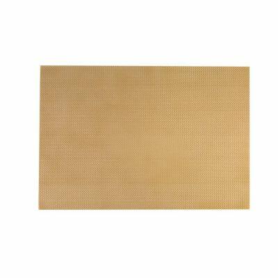 Lugar Americano Pvc 45x30cm Dourado Retangular Casa&Ideia