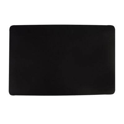 Jogo Americano Couro Sintético 30x45cm Preto Retangular Casa&ideia