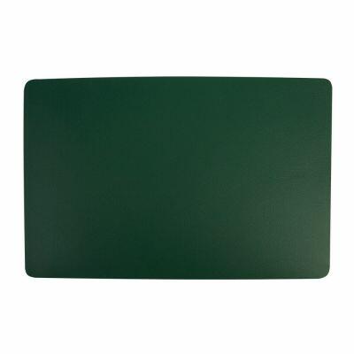 Lugar Americano Couro Sintético 30x45cm Verde Retangular Casa&ideia
