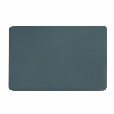 Lugar Americano Couro Sintético 30x45cm Azul Marinho Retangular Casa&ideia