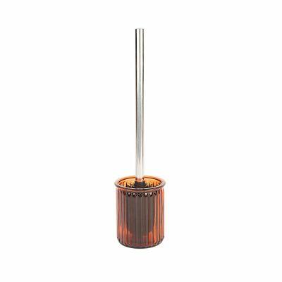 Escova Sanitária Vidro 8,8x36,5cm Ambar Casa&ideia Escova Sanitária Vidro 8,8x36,5cm Ambar Casa&ideia