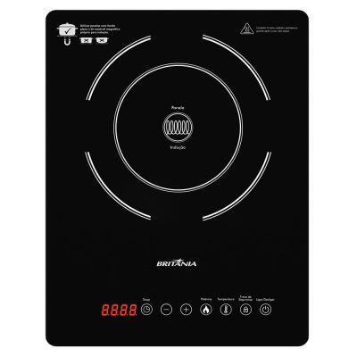 Cooktop Indução 1 Boca Bct14p Preto Bivolt Britânia