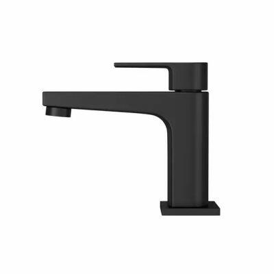 Torneira para Banheiro de Mesa Bica Baixa 1/2' Level Black Matte Deca