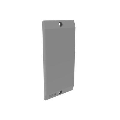 Tampa Condulete 1" Cega Pvc  Cinza Vitralux