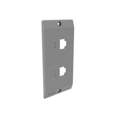 Tampa Condulete 3/4" 2 Entrada Rj  Cinza Vitralux