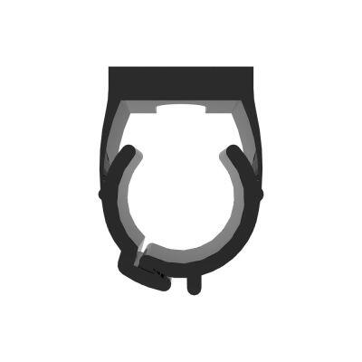 Abracadeira 3/4" Condulete  Preto Vitralux
