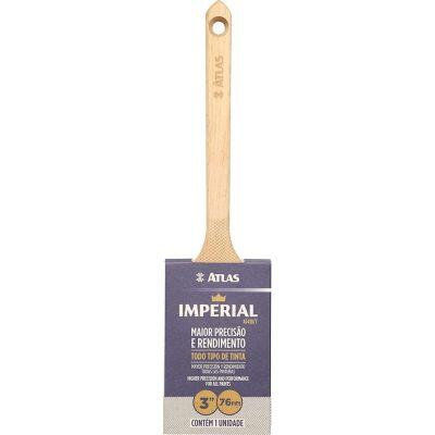 Pincel 3" Trincha Reta Imperial Marrom Atlas