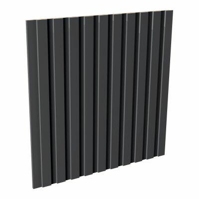 Painel Ripado Grafite 10,5x280 Moldurarte