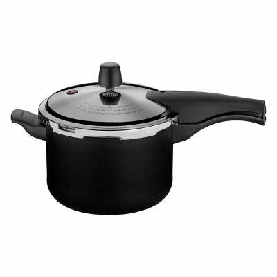 Panela de Press&atilde;o 4,5l Vancouver Effect Preto Tramontina