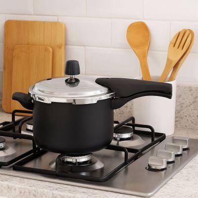 Panela de Pressão 4,5l Vancouver Effect Preto Tramontina