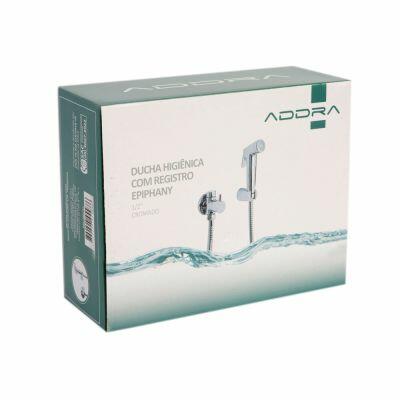 Ducha Higiênica Com Registro 1/2" Epiphany Cromado Addra