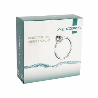 Porta Toalha Argola Sevilha Cromado Addra