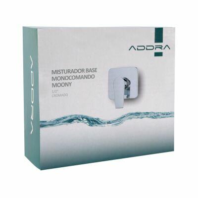 Misturador Base Monocomando para Chuveiro 1/2" Livo Cromado Addra