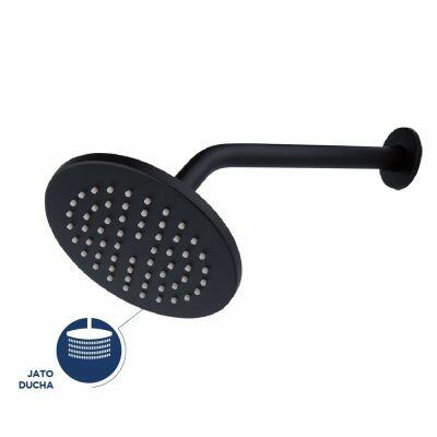 Chuveiro Fonte Preto 1/2" Addra