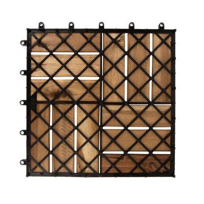 Deck Sophia 16 Ripas Natural Fosco 30x30x2cm Fascino Deck Sophia 16 Ripas Natural Fosco 30x30x2cm Fascino