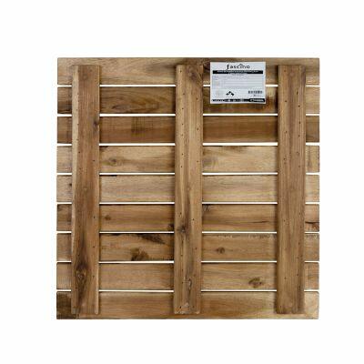 Deck Madeira Lejiane 9 Ripas Natural Fosco 50x50x2,4cm Fascino Deck Madeira Lejiane 9 Ripas Natural Fosco 50x50x2,4cm Fascino