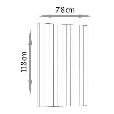 Painel Ripado Livia 78x118cm C-linea Painel Ripado Livia 78x118cm C-linea
