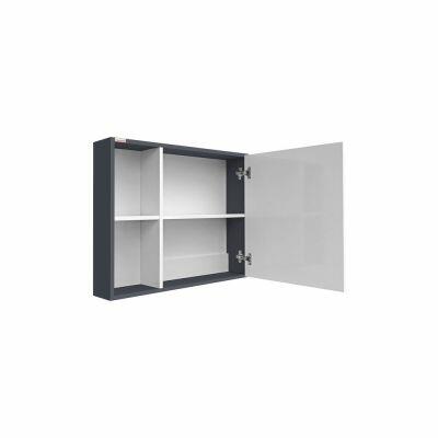 Espelheira para Banheiro MDF/MDP Stillo Chumbo 56cm C-Linea