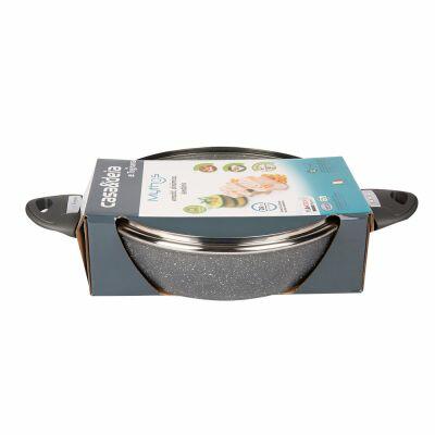 Frigideira com Tampa Mythos Cinza 26cm Casa&Ideia Tognana