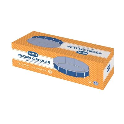 Piscina Armação 4500l Circular Azul Mor