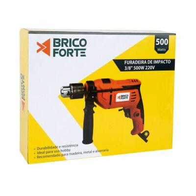 Furadeira 3/8" 500w Laranja Brico Forte Furadeira 3/8" 500w Laranja Brico Forte
