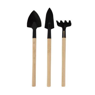 Ferramentas para Preparar e Plantar 3PCS Marrom/Preto Fascino
