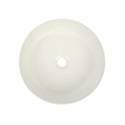 Cuba para Banheiro de Apoio Louça Redonda Branca 36x12cm Cracóvia Addra