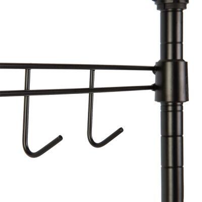 Estante Aço 160x60x35cm Puebla Preto 4 Prateleiras Casa&Ideia