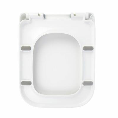 Assento Sanitário Termofixo Londres com Queda Amortecida Branco Addra
