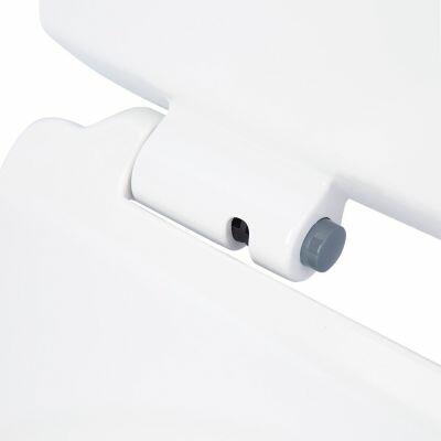 Assento Sanitário Termofixo New Monaco com Queda Amortecida Branco Addra