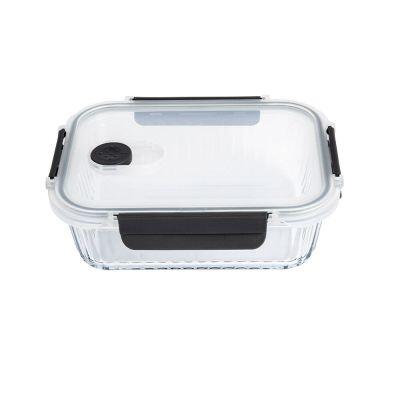 Pote Vidro Hermético 1l Belle Transparente Com Tampa Casa&ideia