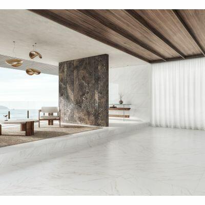 Porcelanato Alpe Branco Retificado Polido 90x90 Roca