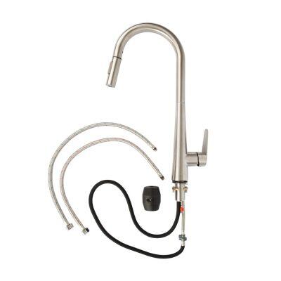Torneira Misturador Monocomando para Cozinha de Mesa Bica Alta 1/2" Onda Slim Addra Torneira Misturador Monocomando para Cozinha de Mesa Bica Alta 1/2" Onda Slim Addra