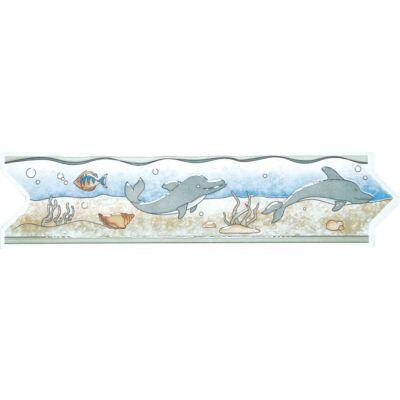 Faixa Decorativa 8,5x33 Gld2149 Azul Bege Gabrella