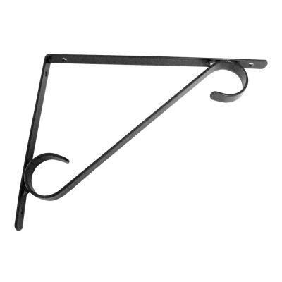 Suporte Prateleira 20cm Mao Francesa Col Preto Prat-k